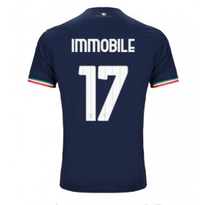 Lazio Ciro Immobile #17 Replika Udebanetrøje 2023-24 Kortærmet
